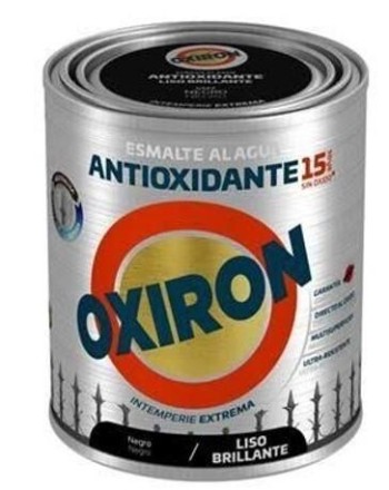 ESMALTE AL AGUA BRILLO 750ML OXIRON LISO TITAN