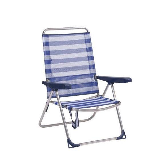SILLA PLAYA ALUMINIO MULTIPOSICION RESP.ALTO RAYAS FRIBELINE