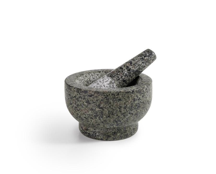 MORTERO GRANITO 13X8CM IBILI