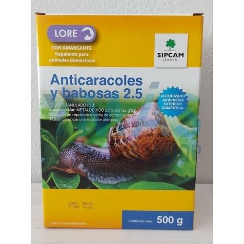 ANTILIMACOS CARACOLES 5% 500GRS