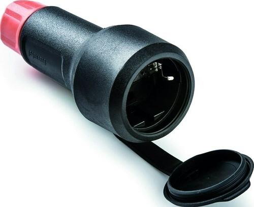 BASE TT C/TAPA Y PRENSAESTOPA 16A-250V IP54 NEGRA