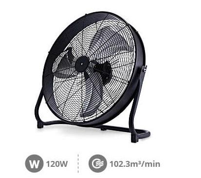 VENTILADOR SUELO METALICO 120W 59CM 3VEL.2POSIC.NG