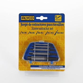 JUEGO EXTRACTOR TORNILLOS ALYCO