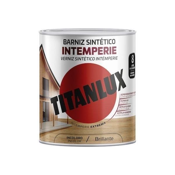 BARNIZ SINTETICO INTEMPERIE BRILLO 750 ML TITANLUX