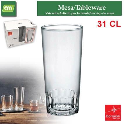 VASO ALTOS CRISTAL SABOYA BORMIOLI 31CL SET6