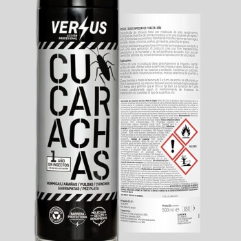 INSECTICIDAS CONTRA CUCARACHAS 500ML VERSUS