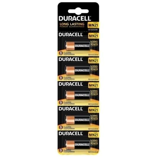 PILA ALCALINA DURACELL MN 21 4 TIRAS DE 5 UNIS (20 PILAS POR CAJA)