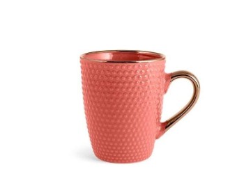 TAZA MUG CERAMICA DOTS COLORES SURTIDOS 26CL