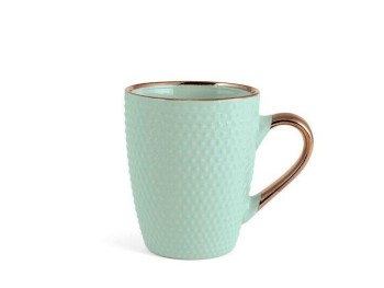 TAZA MUG CERAMICA DOTS COLORES SURTIDOS 26CL