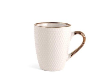 TAZA MUG CERAMICA DOTS COLORES SURTIDOS 26CL