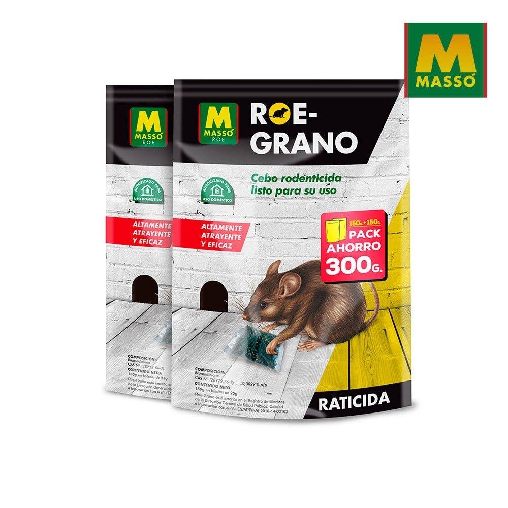 RATICIDA ROE GRANO 150+150GR MASSO
