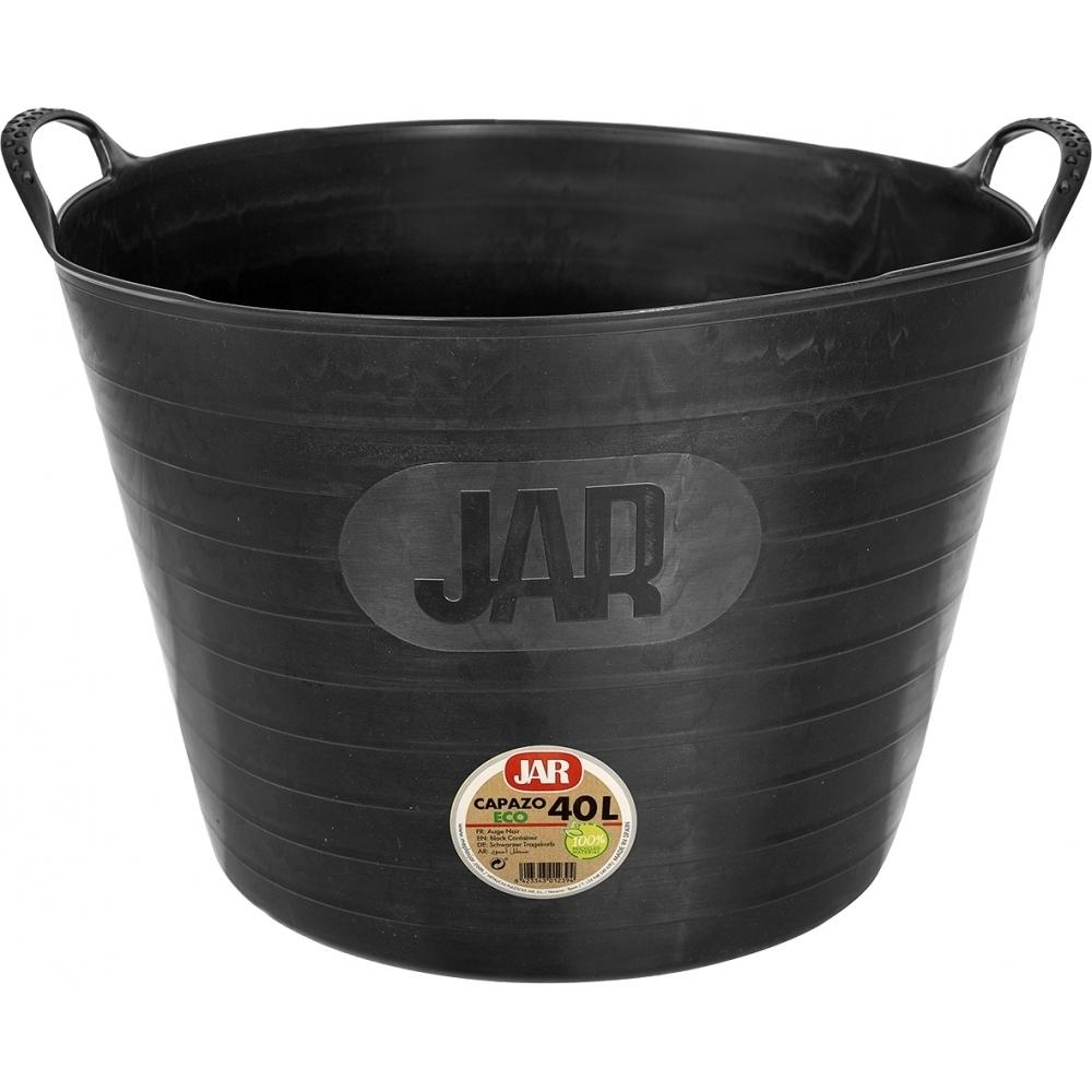 CAPAZO PLASTICO JAR 40L NEGRO "ECO"