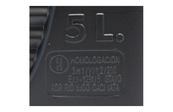BIDON GASOLINA HOMOLOGADO CON VALVULA 30L NEGRO