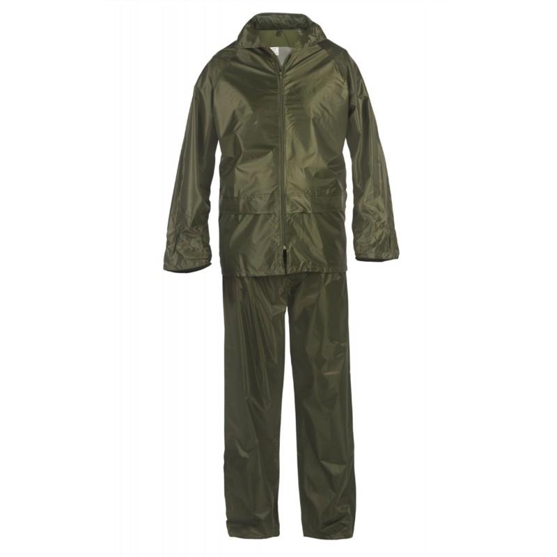 TRAJE AGUA INGENIERO NYLON PVC VERDE NIVEL