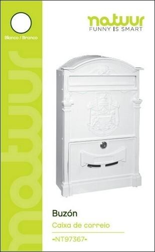 BUZON EXTERIOR ALUMINIO IMPERIO NEGRO NATUUR