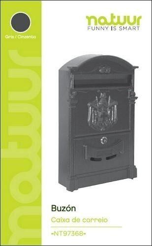 BUZON EXTERIOR ALUMINIO IMPERIO NEGRO NATUUR