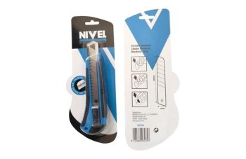 CORTADOR CUTER BIMATERIAL AUTOBLOQUEO 18MM NIVEL