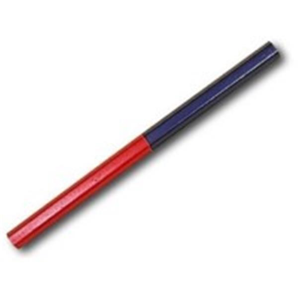 LAPICERO CARPINTERIO 18CM AZUL/ROJO NIVEL