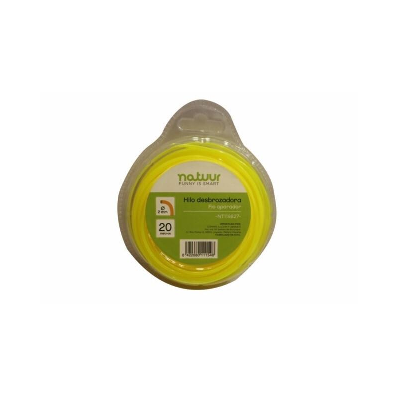 HILO NYLON DESBROZADORA CUADRAD 3MMX10MT NATUUR