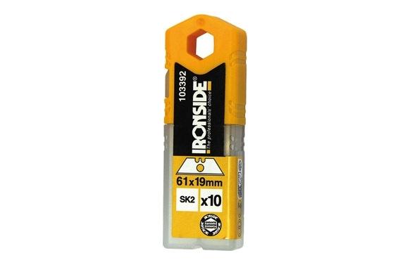 CUCHILLA CUTTER TRAPEIZODAL 60MM SK2 10UDS IRONSIDE