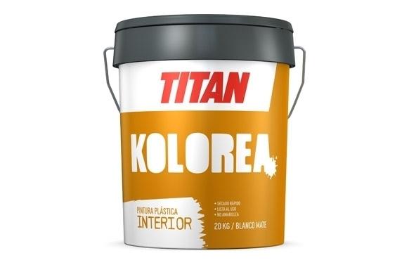 PINTURA PLASTICA INTERIOR EXTERIOR MATE BLANCA 5KG KOLOREA