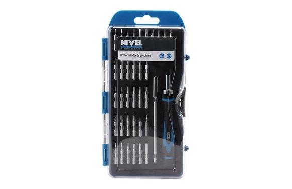 JUEGO DESTORNILLADOR PRECISION 36 PIEZAS NIVEL