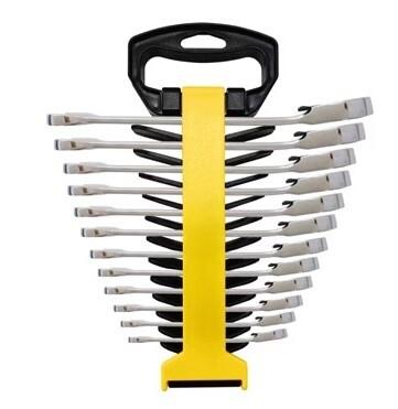LLAVE COMBINADA CARRACA REVERSIBLE SET 12 UD 8-19 IRONSIDE