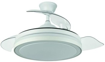 VENTILADOR TECHO RETRACTIL MINI BLANCO 40CM 35W SONEDAS