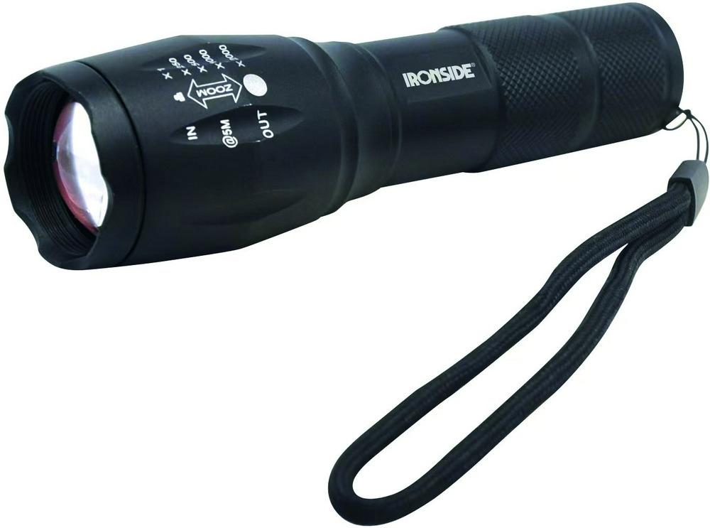 LINTERNA LED FUNCION ZOOM 400LM 3XAAA IRONSIDE