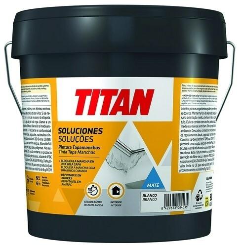 PINTURA TAPAMANCHAS BLANCA 1L TITAN