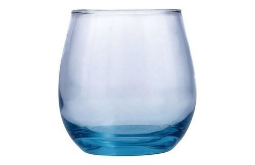 VASO CRISTAL MAINE AZUL 32CL