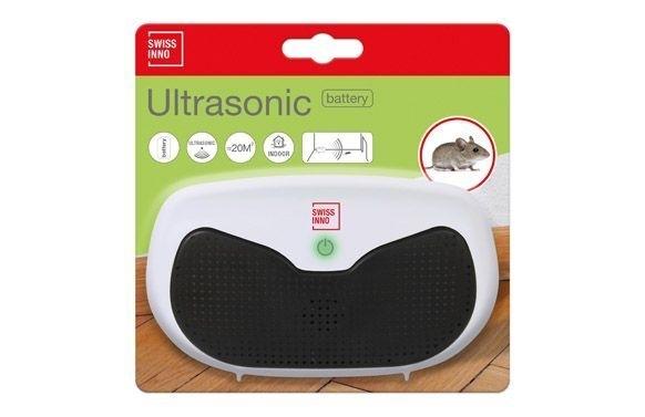 AHUYENTA ROEDORES ULTRASONICO BATERIA 20M2 SWISSINNO SOLUTIONS