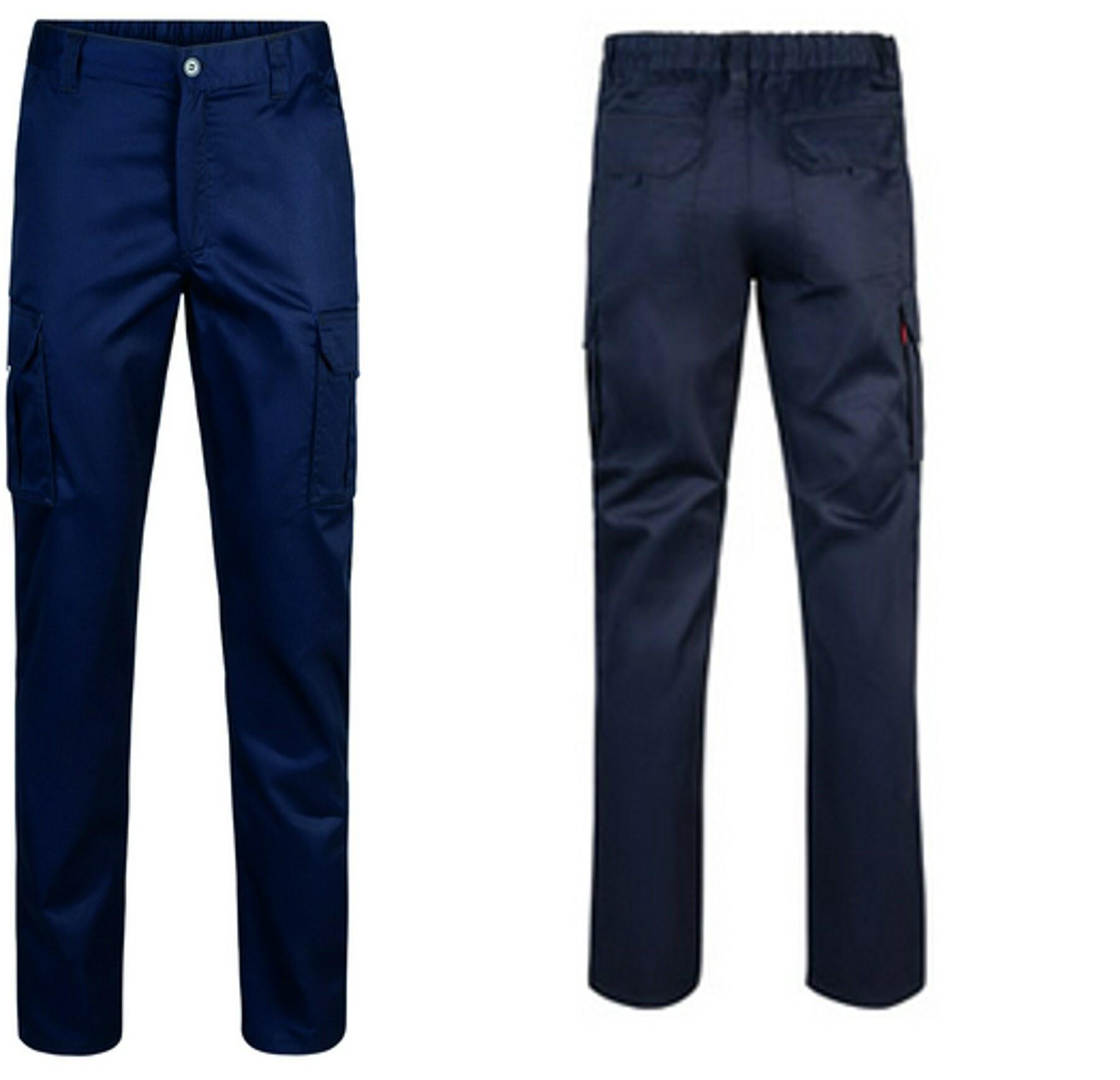 PANTALON POLIESTER ALGODON 240GR AZUL NAVY