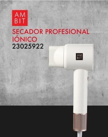 SECADOR DE PELO ALTA VELOCIDAD MOTOR BLDC AMBIT