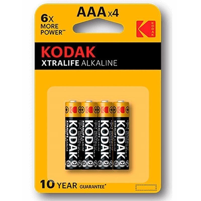 PILA ALCALINA KODAK XTRALIFE AAA LR03 4UDS