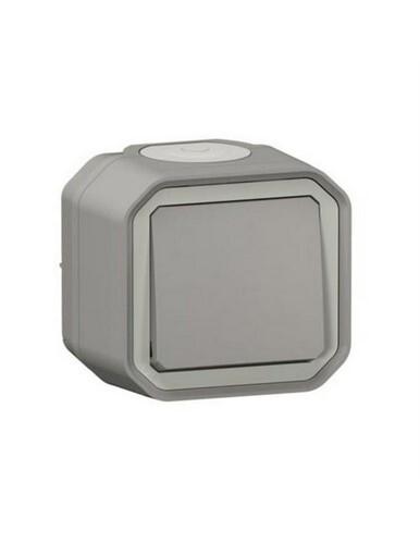 CONMUTADOR SUPERFICIE GRIS IP55 LEGRAND