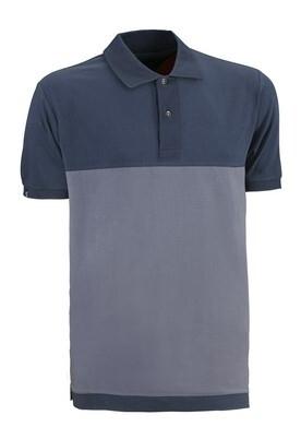 POLO ALGODON/ELASTANO FENIX GRIS/MARINO