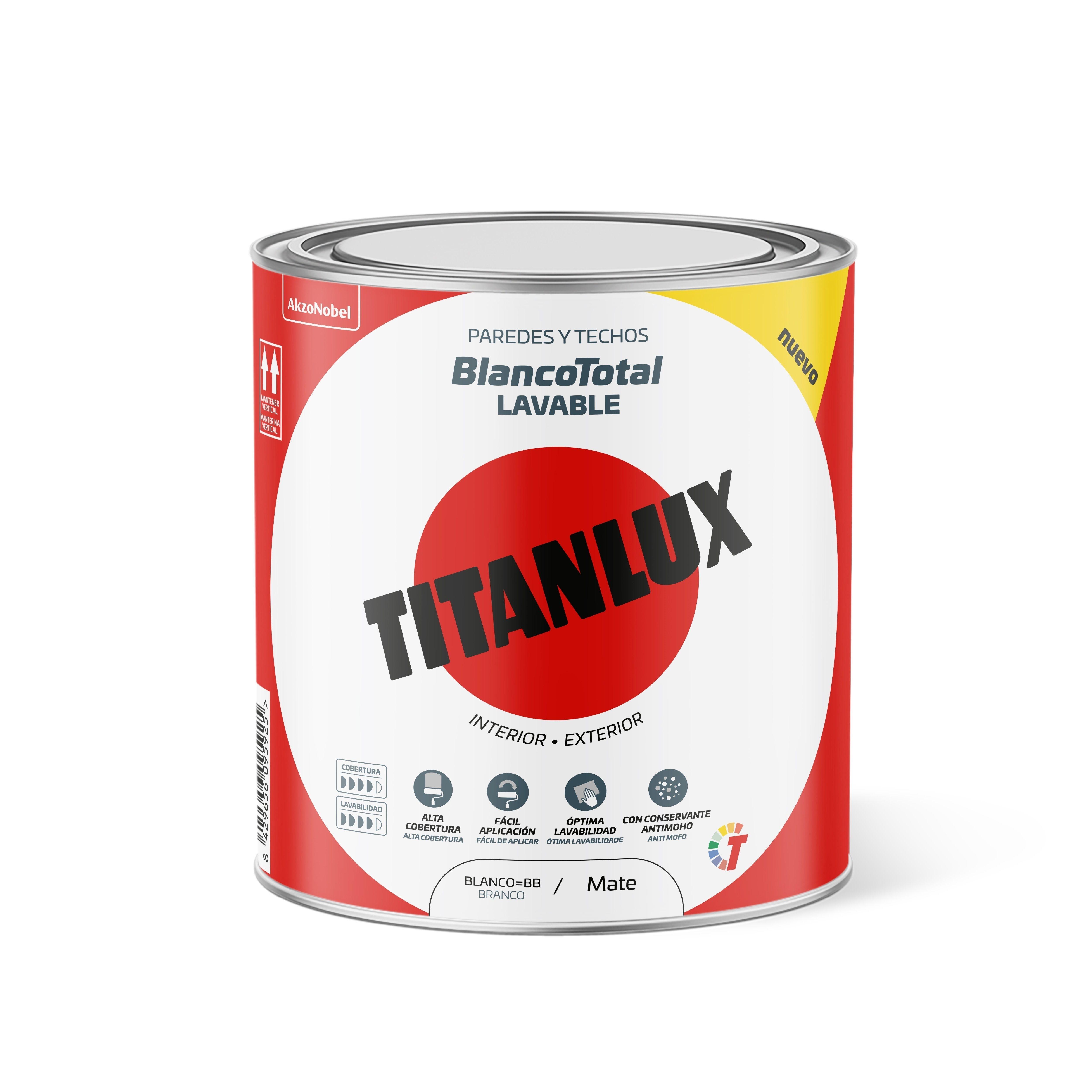 PINTURA PLASTICA TITANLUX BLANCO TOTAL