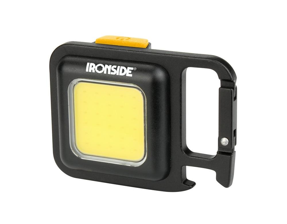 LINTERNA COB RECARGABLE 5W 500LM IP44 IRONSIDE CON PINZA