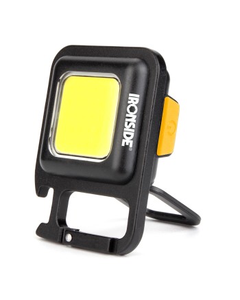 LINTERNA COB RECARGABLE 5W 500LM IP44 IRONSIDE CON PINZA