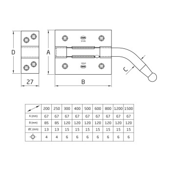 PASADOR 320 BICROMATADO CAJA 5