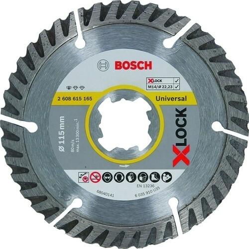 DISCO CORTE DIAMANTE 115X2X22.23MM X-LOCK BOSCH