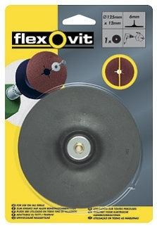 PLATO DISCO LIJA TALADRO 125X12X6