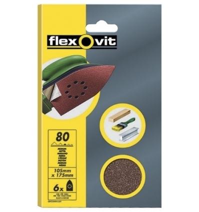 LIJA TRIANGULAR VELCRO 105X175 BLISTER 6