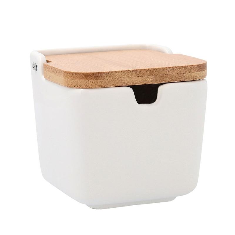 AZUCARERO PORCELANA BLANCA 10X10X11CM