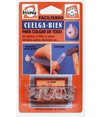 CUELGA BIEN BRICODY (CAJA 24 UNIDADES)