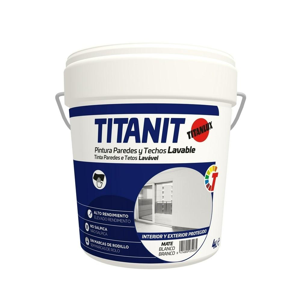 PINTURA PLASTICA INTERIOR TITANIT BLANCO MATE