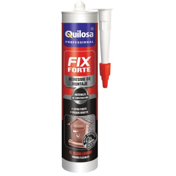 ADHESIVO MONTAJE FIX FORTE CARTUCHO 350GR QUILOSA