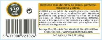 JABON TRADICIONAL PURO CHIMBO 226GR