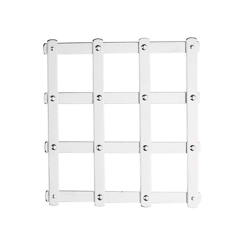 SALVAMANTEL ACERO BOJ CROMADO 150X150MM